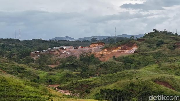 Penampakan Lokasi Tambang Emas Yang Diduga Rusak Pertanian Warga