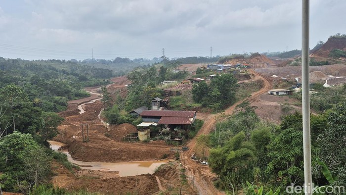 Penampakan Lokasi Tambang Emas Yang Diduga Rusak Pertanian Warga