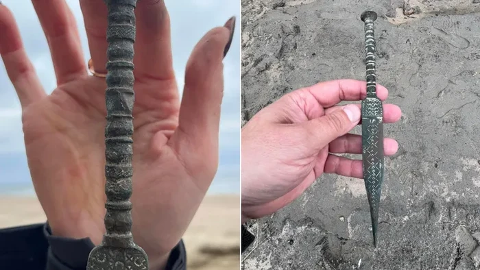 Penemuan belati kuno di pantai Polandia