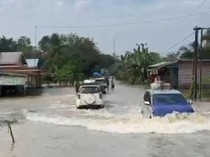 Banjir di Muba Berangsur Surut, Jalintim Palembang-Jambi Masih Macet 5 Km