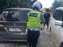 Banjir Jalintim Muba Sudah Bisa Dilalui 2 Jalur-Mobil Kecil Diimbau Tak Melintas