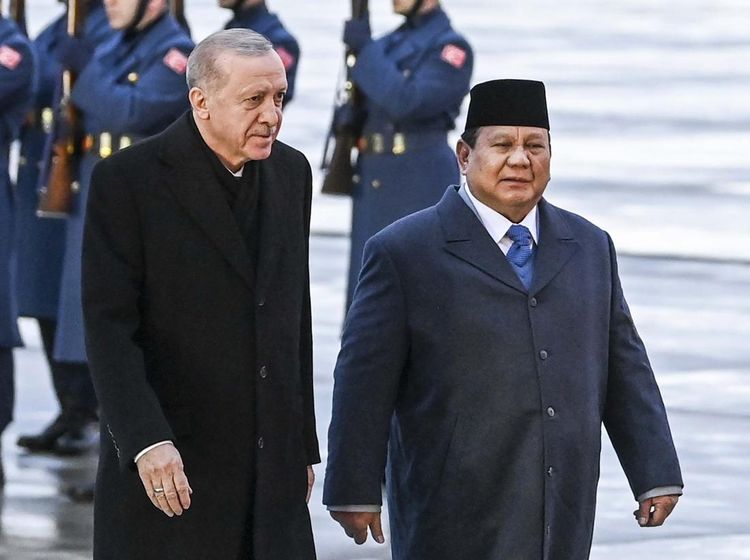 Momen Presiden Prabowo Tiba di Turki