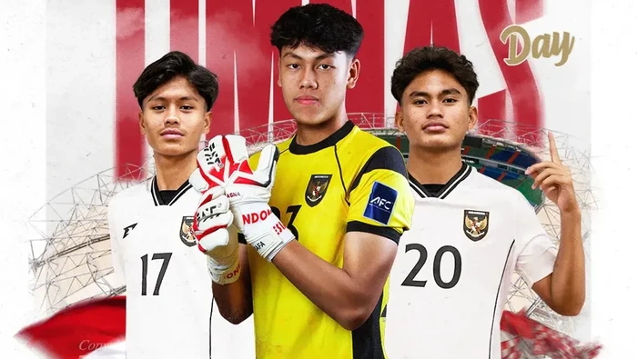 Timnas Indonesia U-17 Vs Afghanistan U-17 dalam laga Piala Asia U-17 2025.