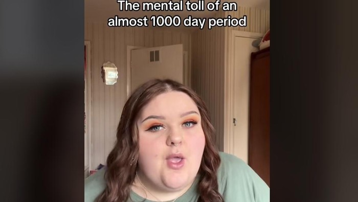 User TikTok poppy_the_plant mengalami haid hingga lebih dari 1.000 hari