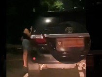 Video: Heboh Mobil Berpelat Dinas Kemhan Terekam Melipir Temui Wanita di Pinggir Jalan