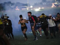 Aksi Demo Masyarakat Adat Brasil Ricuh