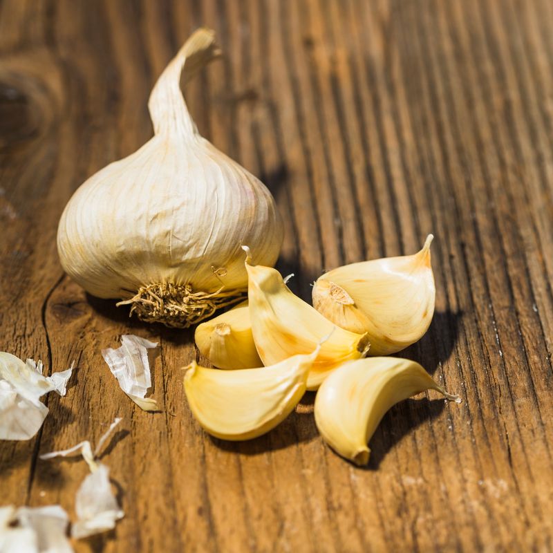 Bawang putih sebelum jadi golden garlic