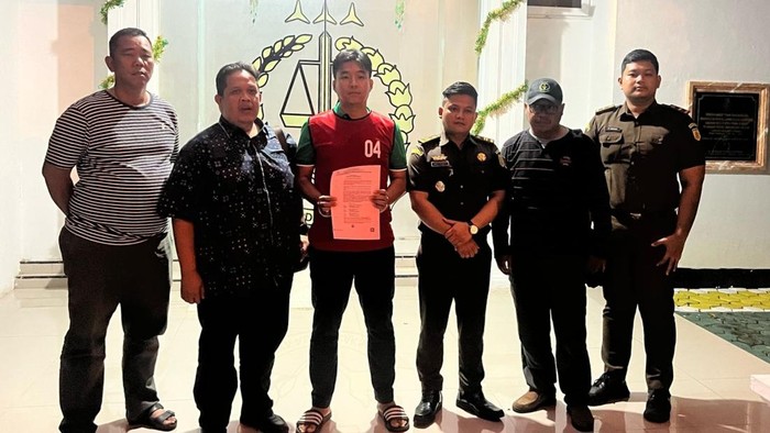 Direktur PT SIPP Erick Kurniawan dijebloskan ke Lapas. (Dok Kejari Bengkalis)