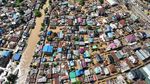 Foto Udara Banjir Parah Rendam Ibu Kota Kongo Kinshasa