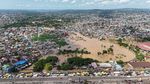 Foto Udara Banjir Parah Rendam Ibu Kota Kongo Kinshasa