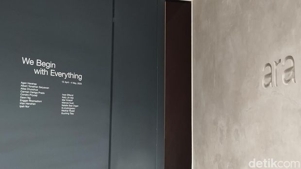 Galeri seni ara contemporary di kawasan Senayan, Jakarta Pusat.