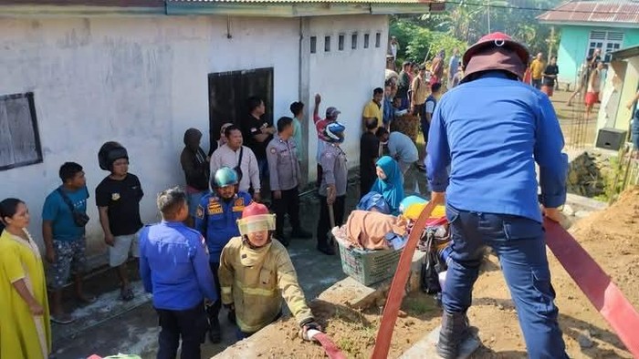 Rumah warga bernama Umar Mauda di Kabupaten Gorontalo, Provinsi Gorontalo mengalami kebakaran.