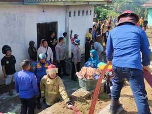 Pria Diduga ODGJ di Gorontalo Lempar Baju Tersulut Api ke Rumah Picu Kebakaran