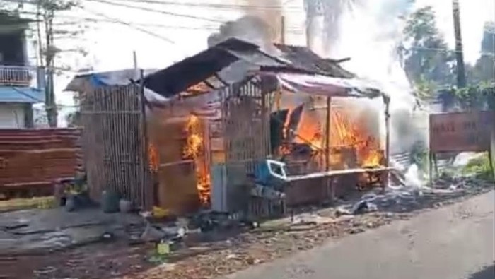 Kebakaran di Sukabumi