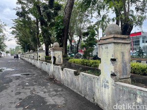 Heboh Pagar Sepanjang Taman Makam Pahlawan di Medan Hilang