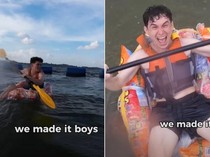 Kreatif! YouTuber Ini Bikin Perahu dari Keripik Kentang dalam Kemasan