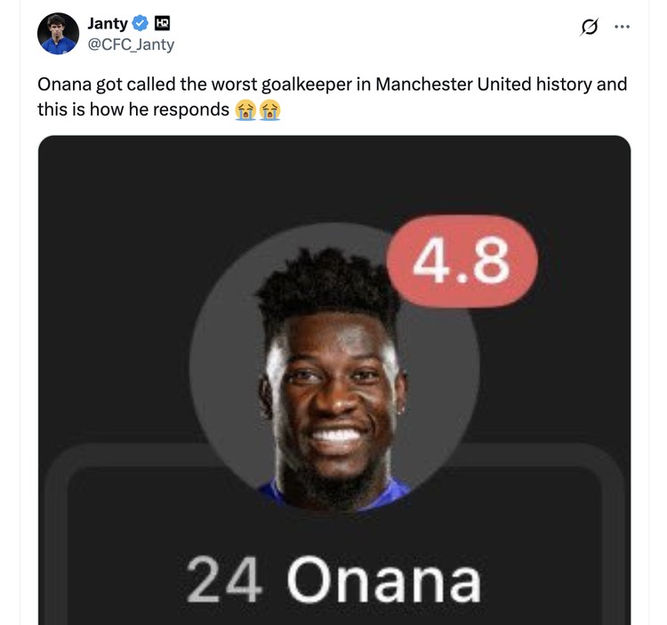 Meme Andre Onana Meme Andre Onana