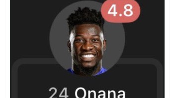 Onana disebut Nemanja Matic, mantan pemain MU yang kini membela Lyon, sebagai kiper terburuk dalam sejarah Manchester United. Semalam, ia malah tampaknya membuktikan hal itu. Foto: X.com