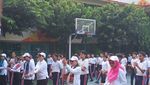 Keseruan Mendikdasmen Senam Anak Indonesia Hebat Bareng Siswa SMPN 41 Jakarta, Intip Yuk!