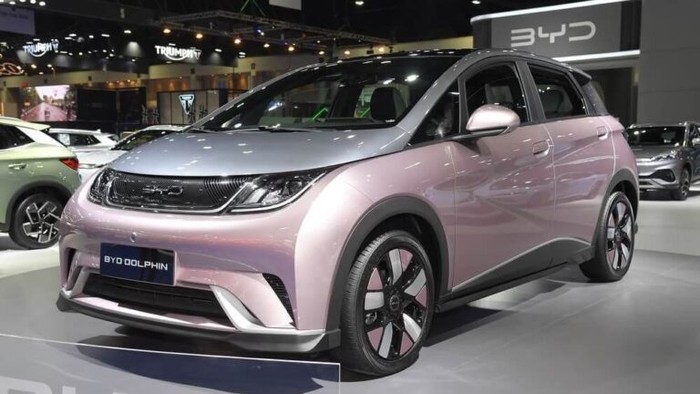 Mobil BYD di Thailand.