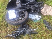 Kondisi Beat Pasutri Laka Maut di Kulon Progo, Rangka Ringsek-Setang Lepas