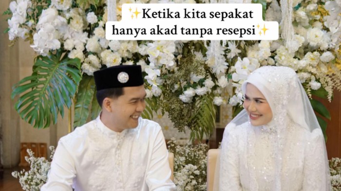 Pasangan ini menikah tanpa resepsi bisa menjadi inspirasi. Unggahan tersebut langsung viral di TikTok