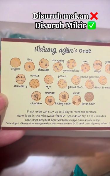 Pusing! Varian Onde-onde Ini Dibedakan dari Motif Biji Wijennya