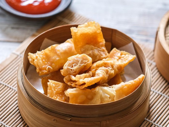 Resep Pangsit Ayam Gulung Goreng