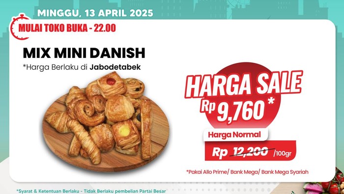 Transmart Full Day Sale Mix Mini Danish