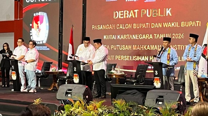 Debat PSU Pilkada Kutai Kartanegara.