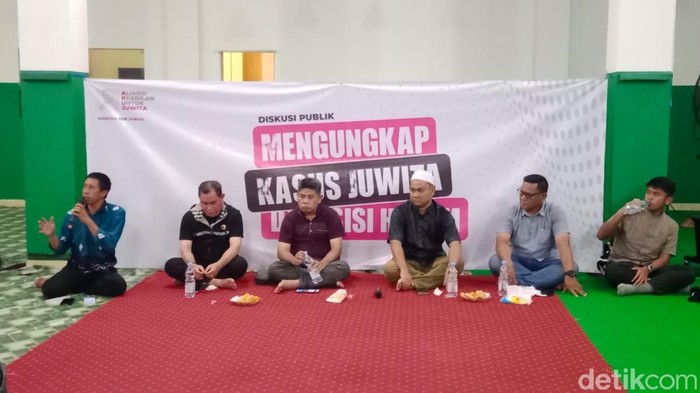 Diskusi antara kuasa hukum dengan Komnas HAM secara virtual.