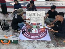 Potret Lapak Baca Gratis di Kalteng Simbol Perlawanan RUU Kontroversial