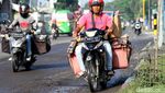 Hati-Hati ! Jalan Bojonegoro-Babat Berlubang