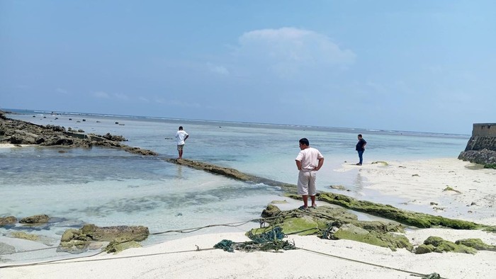 Lokasi nelayan perempuan hilang di Ujunggenteng Sukabumi