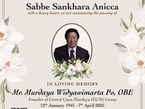 Jenazah Murdaya Poo Bakal Disemayamkan di Vihara GVA Mendut Magelang