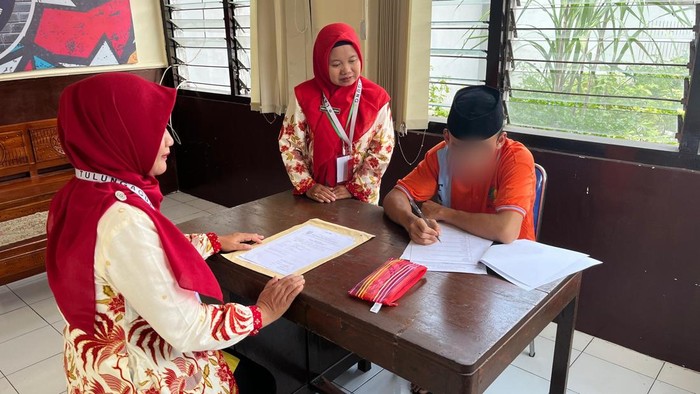 Pelajar SMK Tulungagung yang ujian akhir di Lapas.