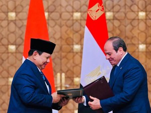 Prabowo dan Presiden Mesir Akan Teken MoU Kerja Sama Visa hingga Statistik