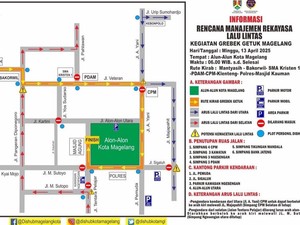 Ada Grebeg Getuk di Alun-Alun Magelang Besok, Ini Rekayasa Lalinnya