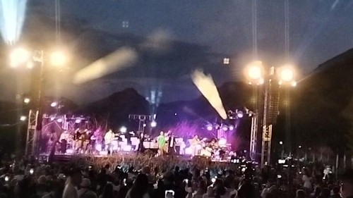 Suasana International Golo Mori Jazz (IGMJ) 2025 di The Golo Mori, Labuan Bajo, Manggarai Barat, Nusa Tenggara Timur (NTT), Sabtu (12/4/2025) sore. (Ambrosius Ardin)