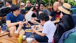 Ahmad Dhani Piknik di Beach Club dan Makan Bareng Politisi