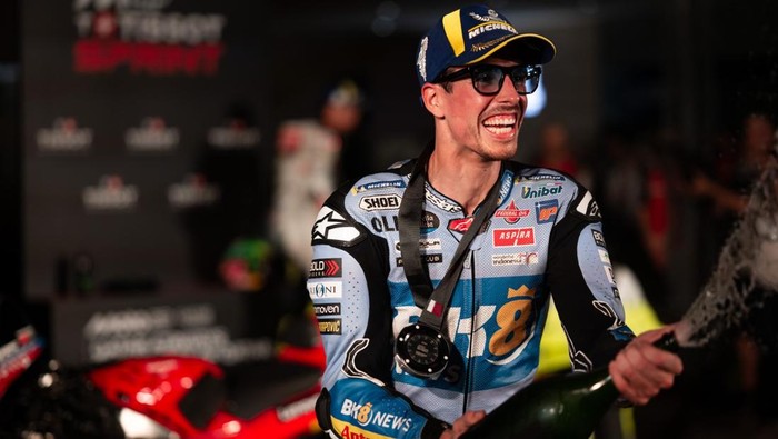 Alex Marquez bersiap menghadapi race di MotoGP Qatar 2025