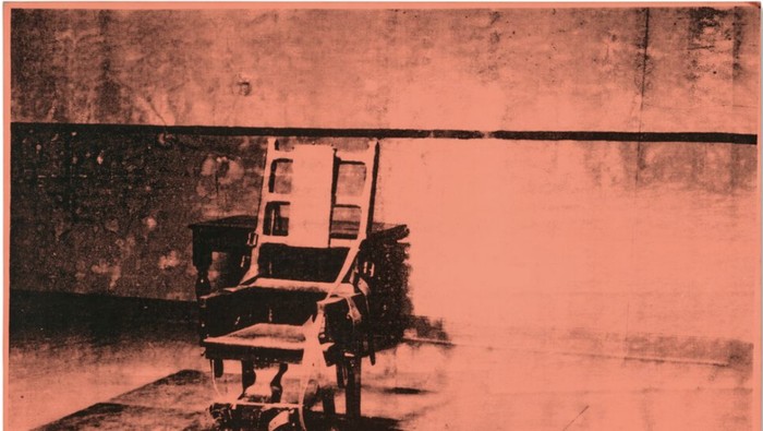 Andy Warhol Instalasi kursi listrik dari Andy Warhol.