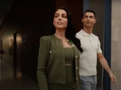 Foto: Ronaldo dan Georgina Rodriguez Jadi Bintang Iklan, Bicara Bahasa Arab