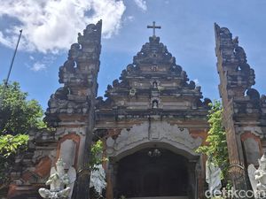 Menelusuri Gereja Yesus Gembala Yang Baik, Kental Filosofi Tri Hita Karana