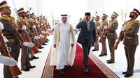 Sjafrie tiba di Kementerian Pertahanan Qatar, Sabtu (12/4/2025).