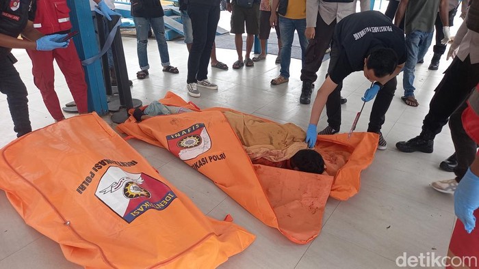 Jasad 2 ABK yang tewas di Sungai Musi.