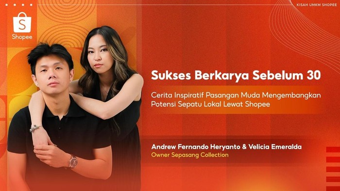 Kisah Pasangan Muda Dulang Cuan dari Jual Sepatu Lokal di Shopee