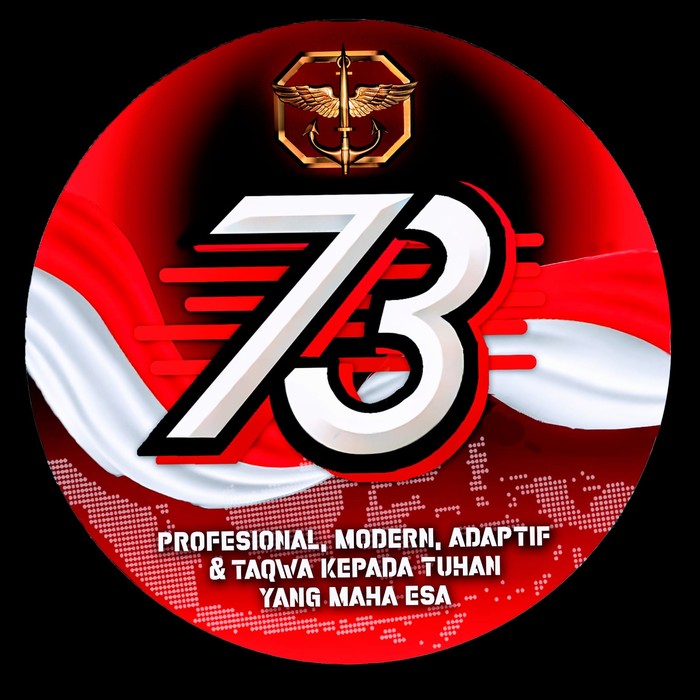 Logo HUT ke-73 Kopassus
