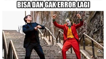 Ekspresi ketika layanan WhatsApp kembali normal. Foto: X.com