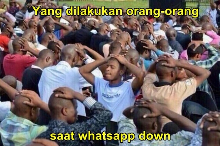 Meme WhatsApp Down